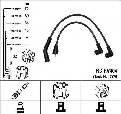 NGK 0879 Комплект дротів запалювання