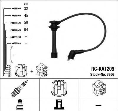 NGK 6306 Комплект дротів запалювання