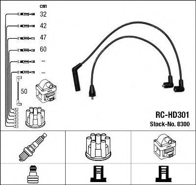 NGK 8300 Комплект дротів запалювання