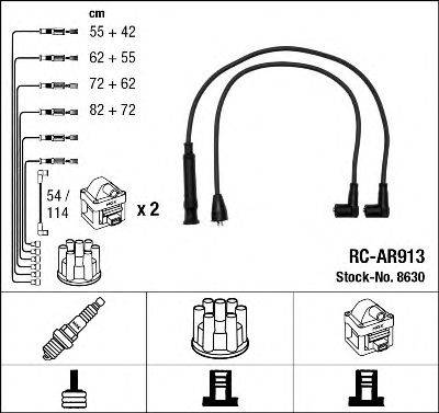 NGK 8630 Комплект дротів запалювання