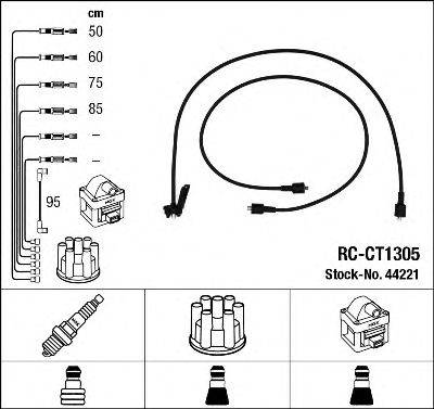 NGK 44221 Комплект дротів запалювання