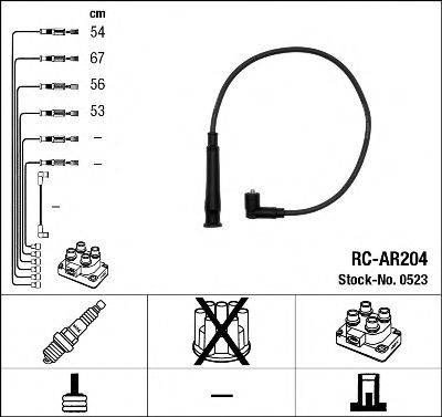 NGK 0523 Комплект дротів запалювання