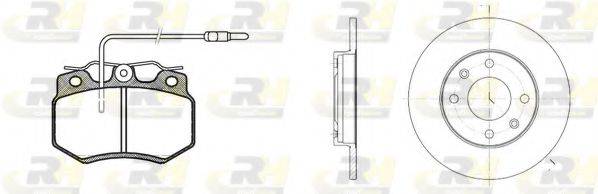 ROADHOUSE 817000 Комплект гальм, дисковий гальмівний механізм