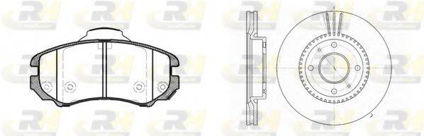 ROADHOUSE 895301 Комплект гальм, дисковий гальмівний механізм