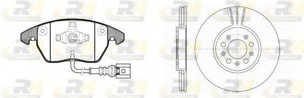 ROADHOUSE 8103003 Комплект гальм, дисковий гальмівний механізм