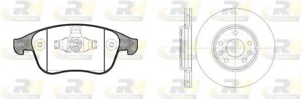 ROADHOUSE 8135000 Комплект гальм, дисковий гальмівний механізм