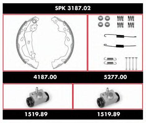 REMSA SPK318702 Комплект гальм, барабанний гальмівний механізм