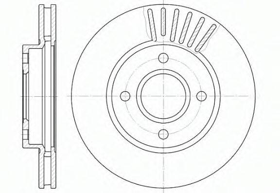 REMSA 621110 гальмівний диск