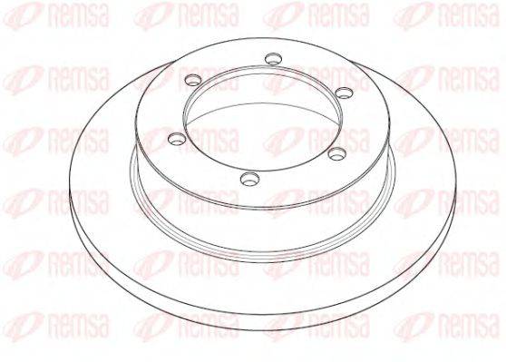 REMSA NCA119110 гальмівний диск