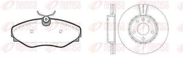 REMSA 883401 Комплект гальм, дисковий гальмівний механізм