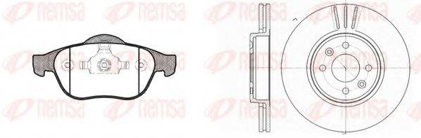 REMSA 884301 Комплект гальм, дисковий гальмівний механізм