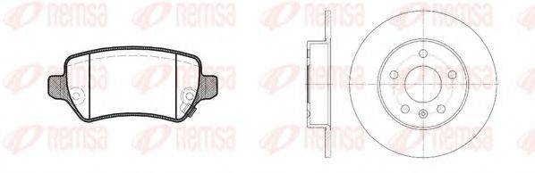 REMSA 895700 Комплект гальм, дисковий гальмівний механізм