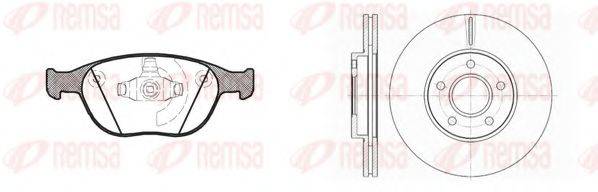 REMSA 898400 Комплект гальм, дисковий гальмівний механізм