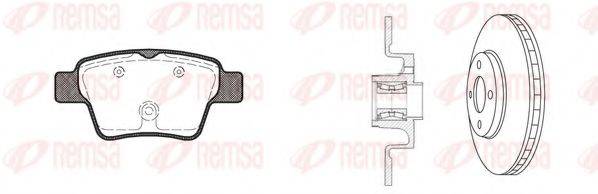 REMSA 8113821 Комплект гальм, дисковий гальмівний механізм