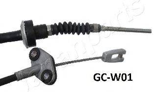 JAPANPARTS GCW01 Трос, управління зчепленням