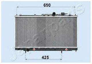 JAPANPARTS RDA183018 Радіатор, охолодження двигуна