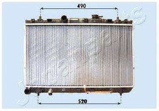 JAPANPARTS RDA283100 Радіатор, охолодження двигуна