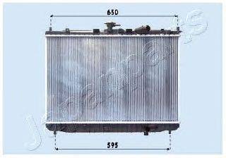 JAPANPARTS RDA333025 Радіатор, охолодження двигуна