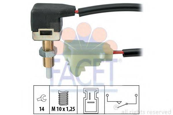 FACET 71298 Вимикач, привід зчеплення (Tempomat)