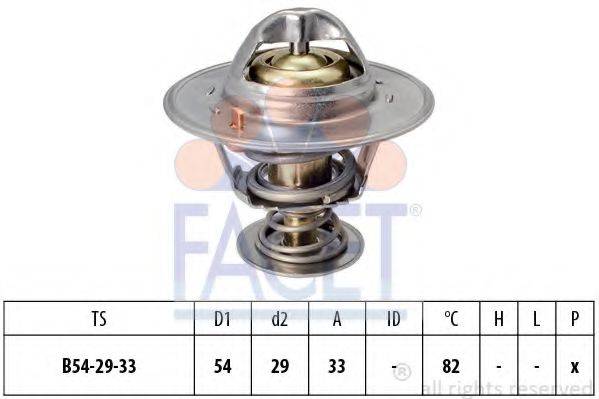 FACET 78797S Термостат, охолоджуюча рідина