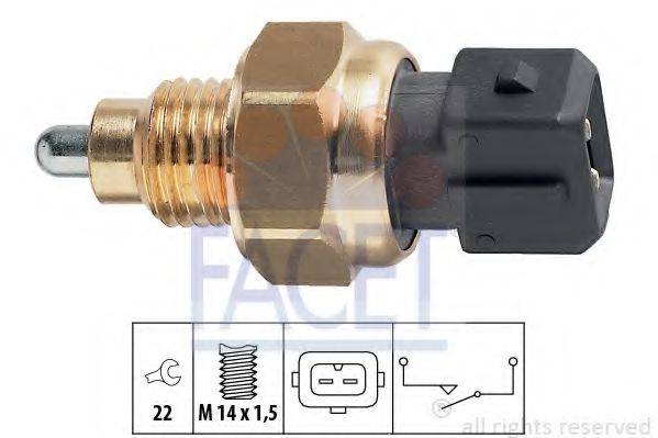 FACET 76108 Вимикач, фара заднього ходу