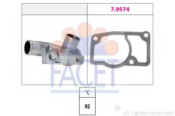 FACET 78832 Термостат, охолоджуюча рідина