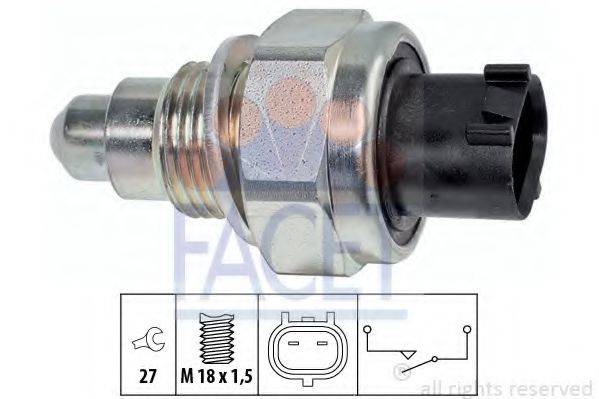 FACET 76326 Вимикач, фара заднього ходу