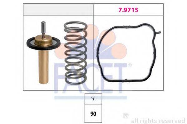 FACET 78846 Термостат, охолоджуюча рідина