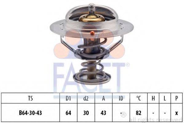 FACET 78417S Термостат, охолоджуюча рідина