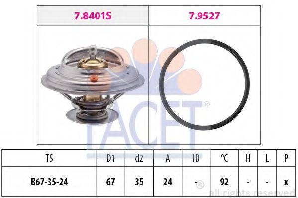 FACET 78401 Термостат, охолоджуюча рідина