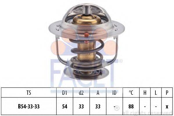 FACET 78414S Термостат, охолоджуюча рідина