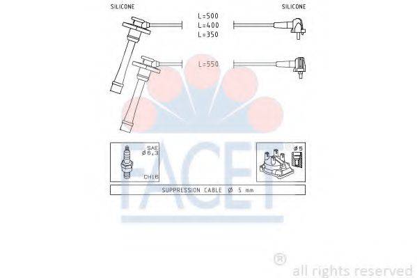 FACET 49209 Комплект дротів запалювання