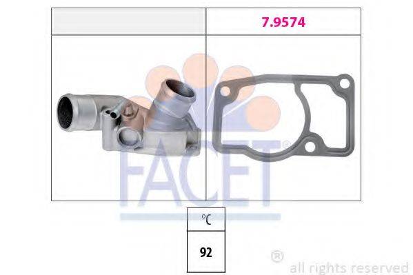 FACET 78664 Термостат, охолоджуюча рідина