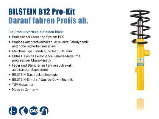 BILSTEIN BIL016855 Комплект ходової частини, пружини / амортизатори