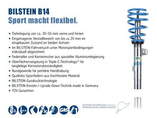 BILSTEIN BIL014341 Комплект ходової частини, пружини / амортизатори