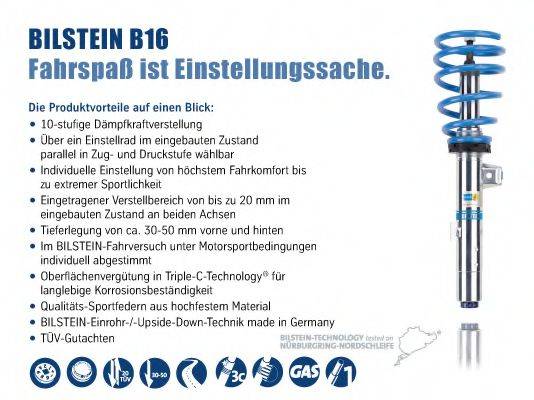 BILSTEIN BIL020283 Комплект ходової частини, пружини / амортизатори