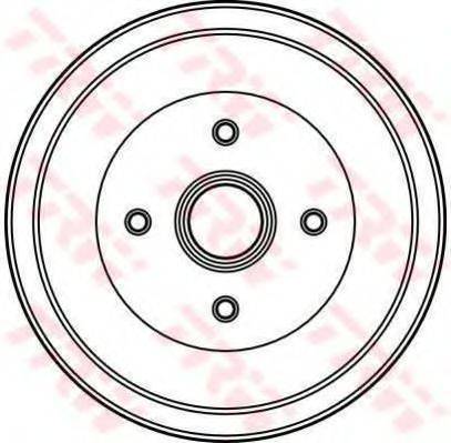 TRW DB4019 Гальмівний барабан