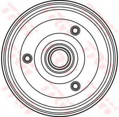 TRW DB4074 Гальмівний барабан