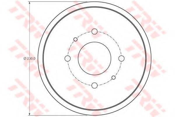 TRW DB4443 Гальмівний барабан