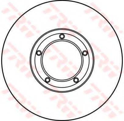 TRW DF1619 гальмівний диск