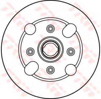 TRW DF1754 гальмівний диск