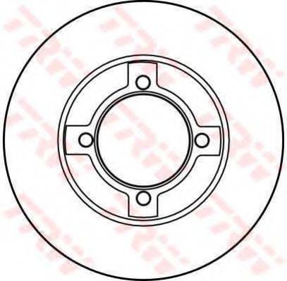 TRW DF2570 гальмівний диск