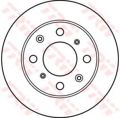 TRW DF2640 гальмівний диск