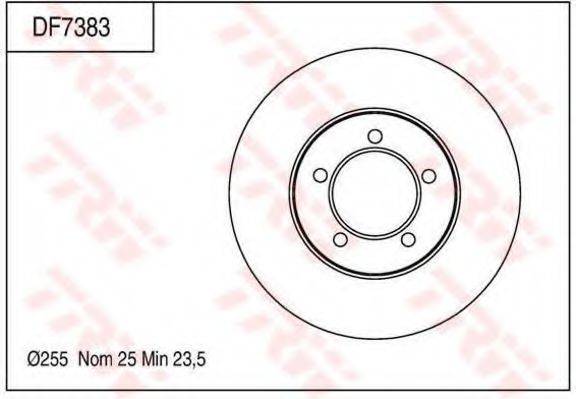 TRW DF7383 гальмівний диск