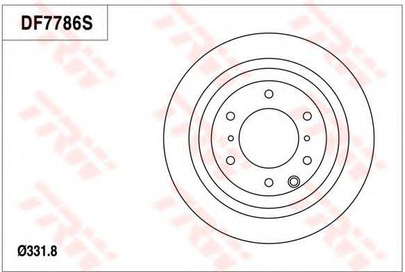 TRW DF7786 гальмівний диск
