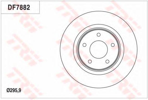 TRW DF7882 гальмівний диск