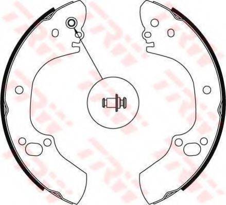 TRW GS8462 Комплект гальмівних колодок