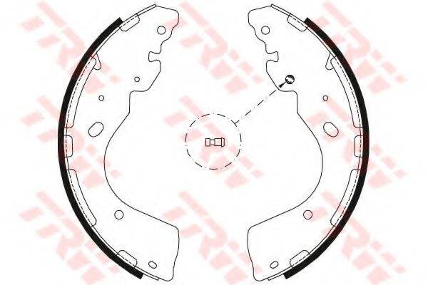 TRW GS8797 Комплект гальмівних колодок