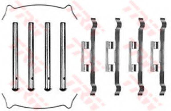 TRW PFK136 Комплектуючі, колодки дискового гальма