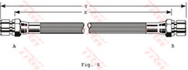 TRW PHA137 Гальмівний шланг